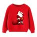 Christmas Kids Child Baby Boys Girls Letter Long Sleeve Cartoon Sweatshirt Tops Xmas Outfit Business Man for Kids