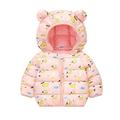 Autumn And Winter Warm Coat Children s Down Padded Jacket Baby Padded Jacket Small And Medium Sized Children s Clothes For Boys And Girls Baby Lightweight Padded Jacket Pink 130(5 Years-6 Years)
