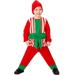 ZMHEGW Outfits For Toddler Children S Santa Suit Kids Christmas Party Top Pants Hat Of 3 Pcs Clothes Sets