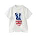 Toddler Boys Girls Shirts 4Th Of July American Flag Independence Day Patriotic Short Sleeve Kids Clothes Size 9-10T
