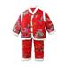 BOLUOYI Gifts for Teen Girls Toddler Kids Girls Boys Winter Chinese Thickened New Year s Top Pants Clothing Outfit