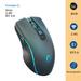 Mouse for Laptop Bluetooth Silence Full Size RGB USB C Rechargeable 4000 DPI 6 Buttons For Tablet Macbook