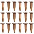 Brown Centrifuge Tube 500 Pcs Plastic Vials Micro Test Tubes Containers Conical Pp
