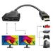 HDMI Splitter Cables Male 1080P to Dual HDMI Female 1 to 2 Way HDMI Splitter Adapter Cable for HDTV HD LED LCD TV Support Two TVs at The Same Time