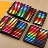 Square Pastel Set 12/24/36/48 Colors Soft Dry Pastel Artist Chalk Pastel Sticks Non Toxic for Office School Art Drawing Painting Supplies