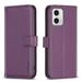 Case For MOTO G73 5G Multi-color Wallet Business Leather Case Multi-card Slot