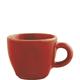 KAHLA 1T5123A93020W Homestyle Espresso-Obertasse 0,03 l siena red |Rote Espressotasse aus Porzellan