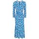 Diane Von Furstenberg Timmy Floral-print Jersey Midi Dress - Blue - XS