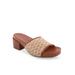 Women's Clark Sandal Sandal by Laredo in Natural Raffia (Size 6 1/2 M)