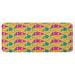 Pink 0.1" x 47" L X 19" W Kitchen Mat - East Urban Home Skull Kitchen Mat 0.1 x 19.0 x 47.0 in green/orange/yellow, | Wayfair