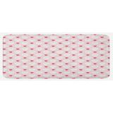 Pink 0.1" x 47" L X 19" W Kitchen Mat - East Urban Home Love Kitchen Mat 0.1 x 19.0 x 47.0 D, Polyester | 0.1" H X 47" L X 19" W | Wayfair