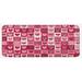 Pink 0.1" x 47" L X 19" W Kitchen Mat - East Urban Home Love Kitchen Mat 0.1 x 19.0 x 47.0 in brown/red/white, | 0.1" H X 47" L X 19" W | Wayfair