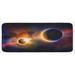 Purple 0.1" x 47" L X 19" W Kitchen Mat - East Urban Home Outer Space Kitchen Mat 0.1 x 19.0 x 47.0 in black/orange/pink, | Wayfair