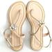 Anthropologie Shoes | Anthropologie Raphaella Booz Embellished Sandals | Color: Cream | Size: 6