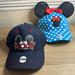 Disney Accessories | Disney Minnie Mouse & Mickey Park Caps Set Adult Size Nwt | Color: Blue/White | Size: Os
