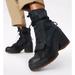 Converse Shoes | Converse Chuck Taylor Gr 82 Xx Women 7 All Star Black High Heel Combat Boots | Color: Black | Size: 7