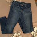 American Eagle Outfitters Jeans | Blue Jeans/Jeggings Dark Wash With Faded Knee Areas | Color: Blue | Size: 6