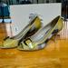 Burberry Shoes | Burberry Women’s Peep Toe Pump Size 37,Excellent Condition | Color: Black/Green | Size: 37