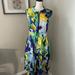 Kate Spade Dresses | Katespade Watercolor Print Sleeveless Dress | Color: Blue/Green/Yellow | Size: 10