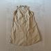 J. Crew Dresses | J. Crew Button Down Tank Sleeveless Dress Size Small Bin 161 | Color: Tan | Size: S