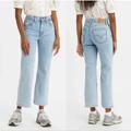 Levi's Jeans | Levi's High Waisted Crop Flare Light Wash Denim Jeans Size 20 New/Tags $70 | Color: Blue | Size: 20