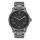 NIXON Patrol A1242 - Gunmetal/Black - 100m Water Resistant Men's Analog Classic Watch (42mm Watch Face, 21mm-19mm Stainless Steel Band)