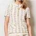 Anthropologie Tops | Anthropologie 9-H15 Stcl Postmark Collared Tweed Boucle Top Ivory Women's Large | Color: Cream | Size: L