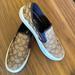 Coach Shoes | Coach “Cameron” Slip-On Shoes / Sneakers Signature Print Size 8 B Women’s | Color: Brown/Tan | Size: 8