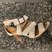 Coach Shoes | Coach Ilona Lux Size 8 Tan Suede 4” Heels | Color: Tan | Size: 8