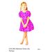 Lilly Pulitzer Dresses | Lilly Pulitzer Mini Moiraine Dress Wild Fuchsia Spotted In Love Dress | Color: Pink/Purple | Size: 4tg