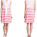 Lilly Pulitzer Skirts | Lilly Pulitzer Virginia Striped Pleated Mini Skirt | Color: Pink/White | Size: 6