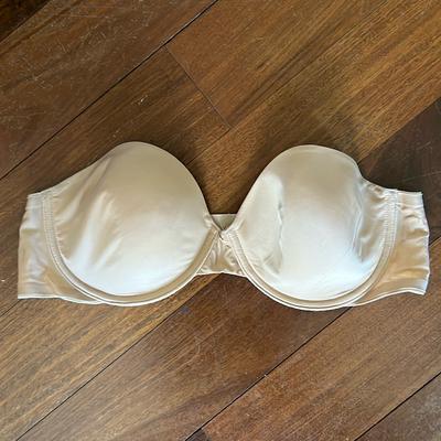 Victoria's Secret Intimates & Sleepwear | Beige Strapless Victoria’s Secret Bra Size 36c | Color: Tan | Size: 36c