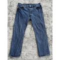 Levi's Jeans | Levis 501 Jeans Mens 36x30 Blue Stretch Straight Leg Pockets Button Fly Denim | Color: Blue | Size: 36