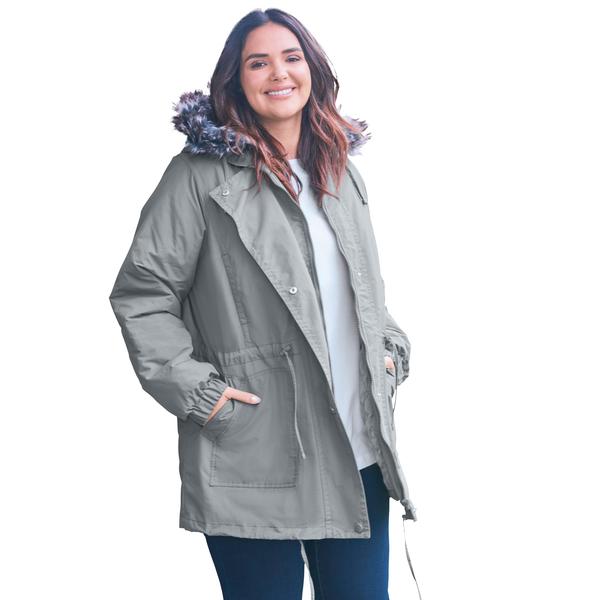 plus-size-womens-quilt-lined-taslon®-anorak-by-woman-within-in-gunmetal--size-3x--jacket/