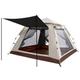 Camping Tent 3-4 Person, Dome Waterproof Instant Tent Lightweight Portable Windproof Camping Gear Easy Tent For Outdoor Family Camping/Hiking Hiking Fishing (Color : B)