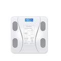 HLDMUXBF Scale for Body Weight Smart Accurate Body Fat Scale for Fat Measurement Bathroom Digital Body Scale Square Electronic Scale Scales (Color : Bianco)