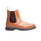 Grafters M281BT Mens Leather Brogue Chelsea Boots Tan