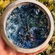 HUYXYDKZM 10cm Beautiful Bismuth Bowl Crystal Blue Rock Home Wares s