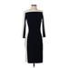Lauren by Ralph Lauren Casual Dress - Bodycon: Black Color Block Dresses - Women's Size 2