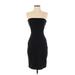 Gap Casual Dress - Midi: Black Solid Dresses - Women's Size 3