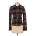 Brooks Brothers Blazer Jacket: Burgundy Plaid Jackets & Outerwear - Women's Size 4