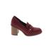 Dr. Scholl's Heels: Burgundy Shoes - Women's Size 6 1/2