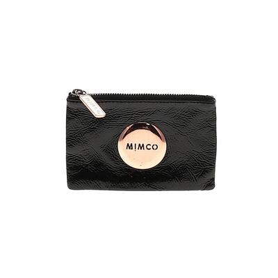 Mimco Leather Coin Purse: Black Clothing