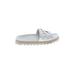 J/Slides Sandals: White Shoes - Women's Size 8