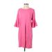 Zara W&B Collection Casual Dress - Shift: Pink Dresses - Women's Size Small