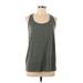 Athletic Works Active Tank Top: Green Activewear - Women's Size Large