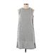 Madewell Casual Dress - Shift: Gray Tweed Dresses - Women's Size X-Small