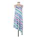 Lilly Pulitzer Casual Dress - High/Low: Blue Tie-dye Dresses - Women's Size Medium