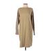 Lauren by Ralph Lauren Casual Dress: Tan Dresses - New - Women's Size Small