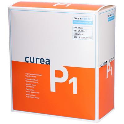 Curea P1 superabsorb.Wundauflage 20x20 cm 50 St Kompressen Image